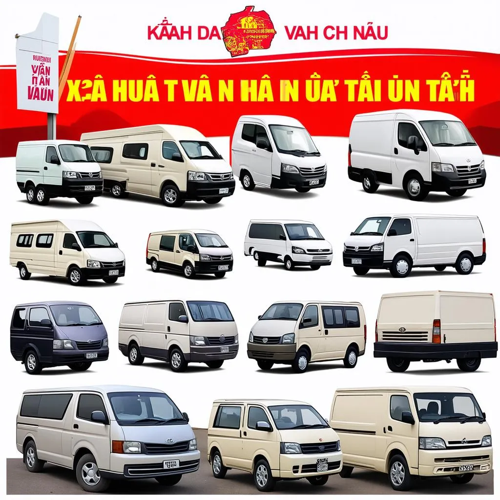 Các loại xe tải van