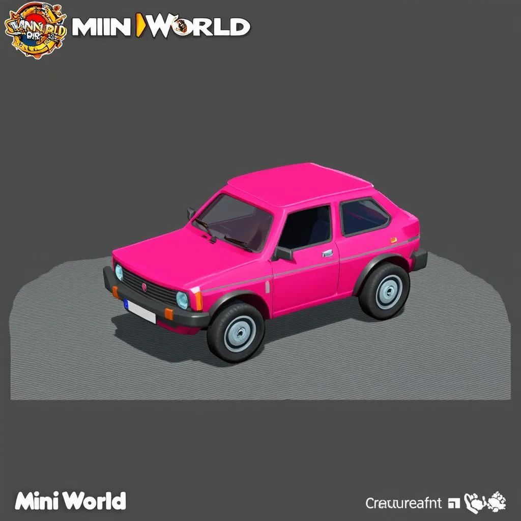 Cách Làm Ô Tô Trong Mini World