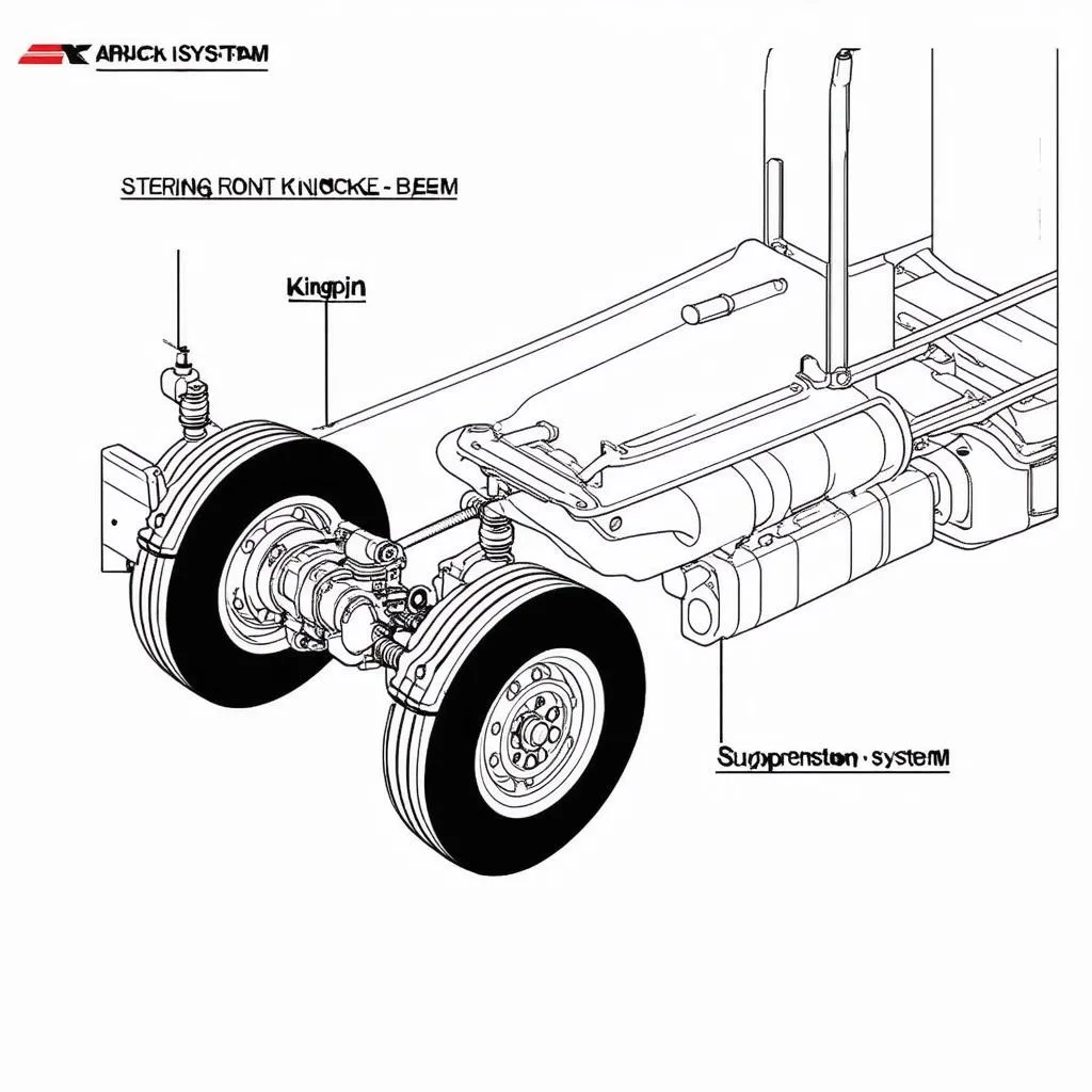 Cấu tạo cầu trước xe tải