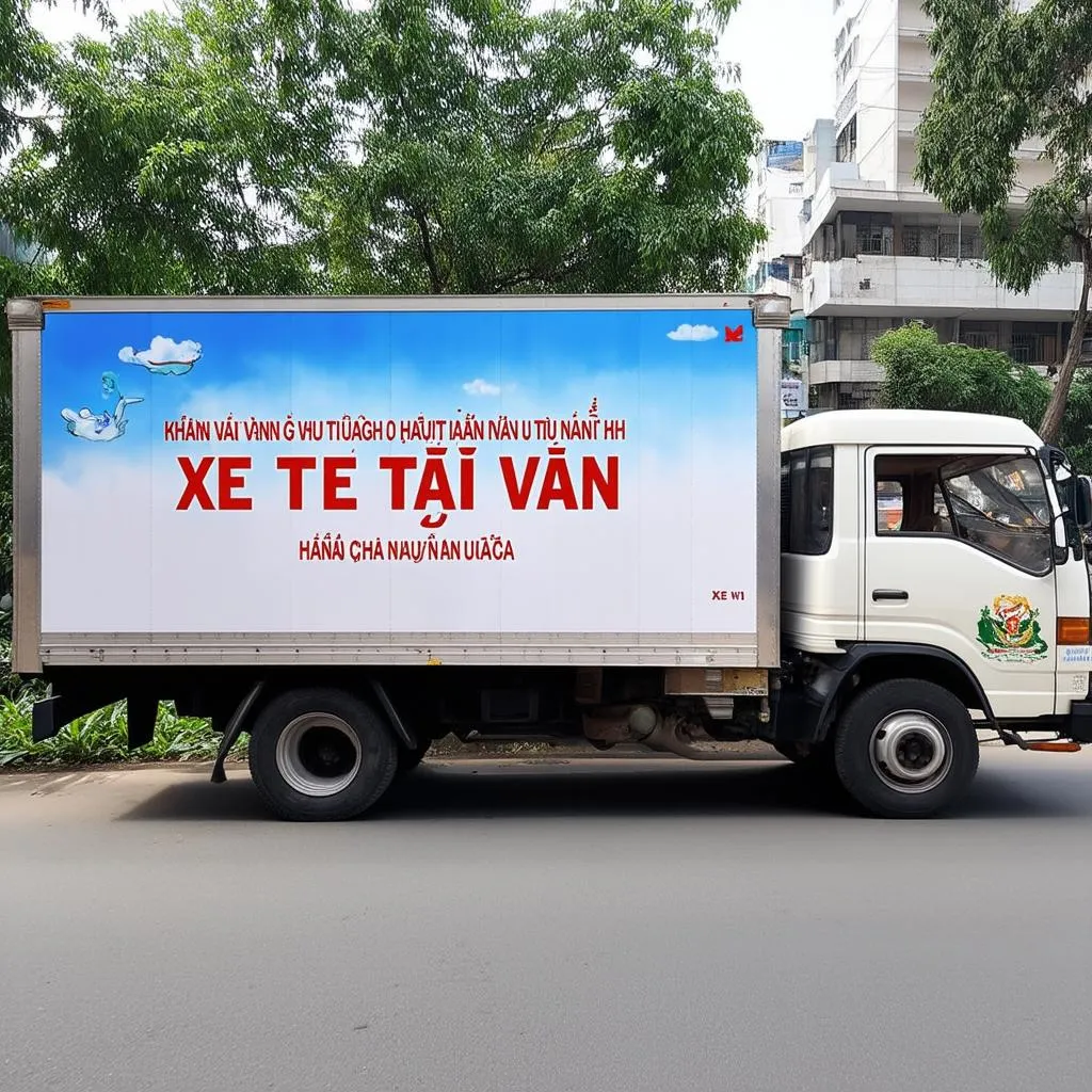 Dán decal xe tải tại Hà Nội