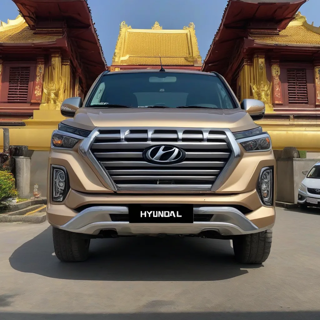 Đầu kéo Hyundai vững miêu phong thủy