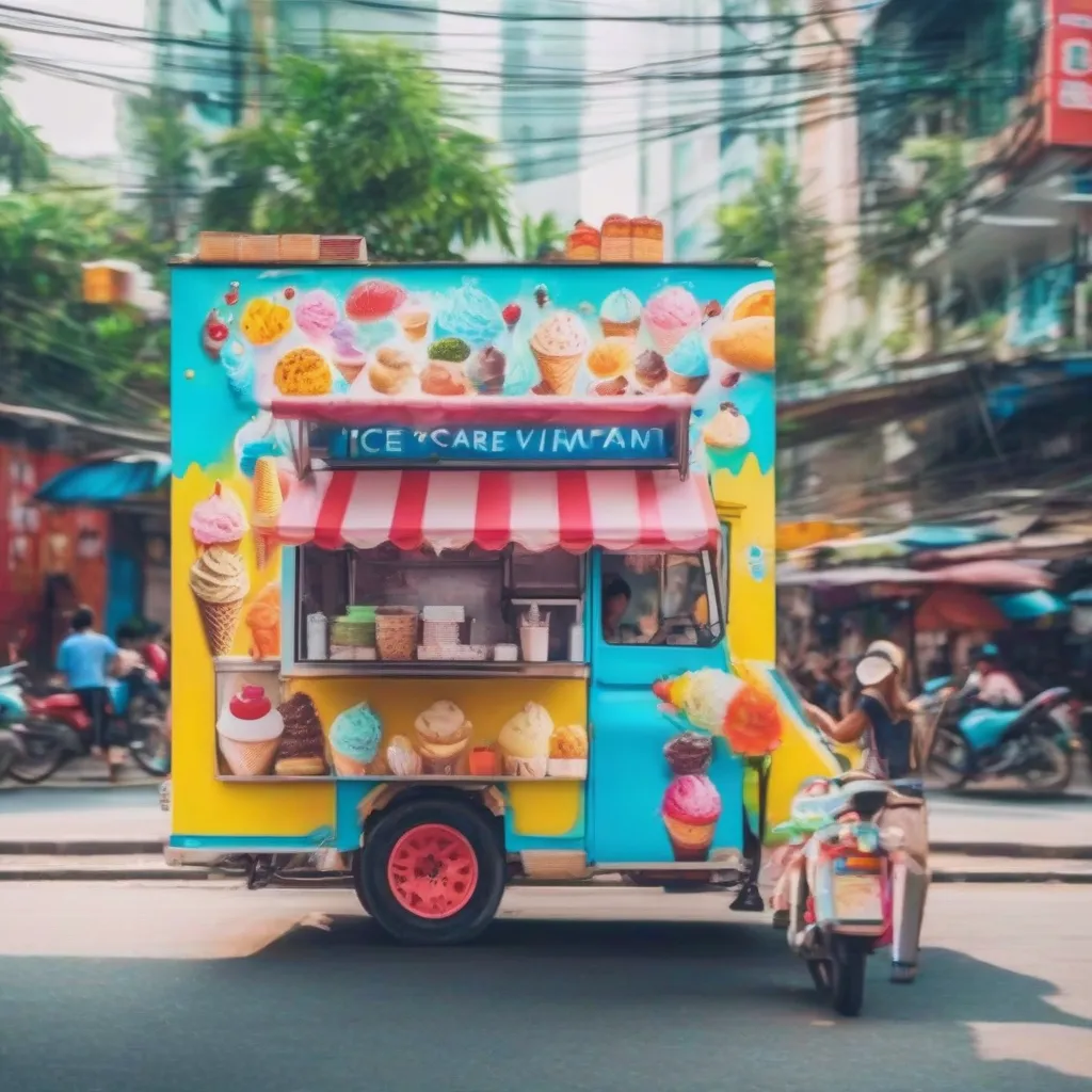 Food Truck Bán Kem