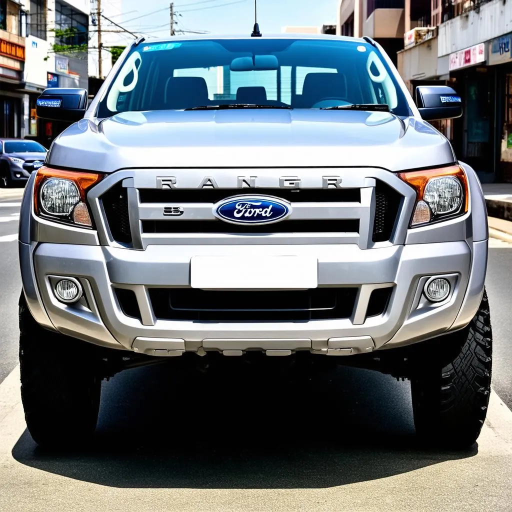 Ford Ranger 2014 màu bạc