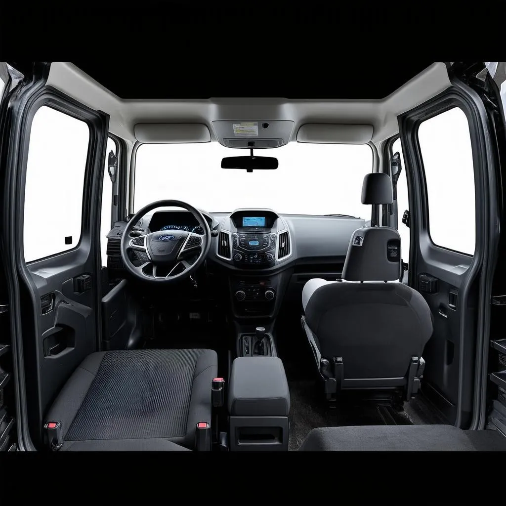 Ford Transit 2016 nội thất