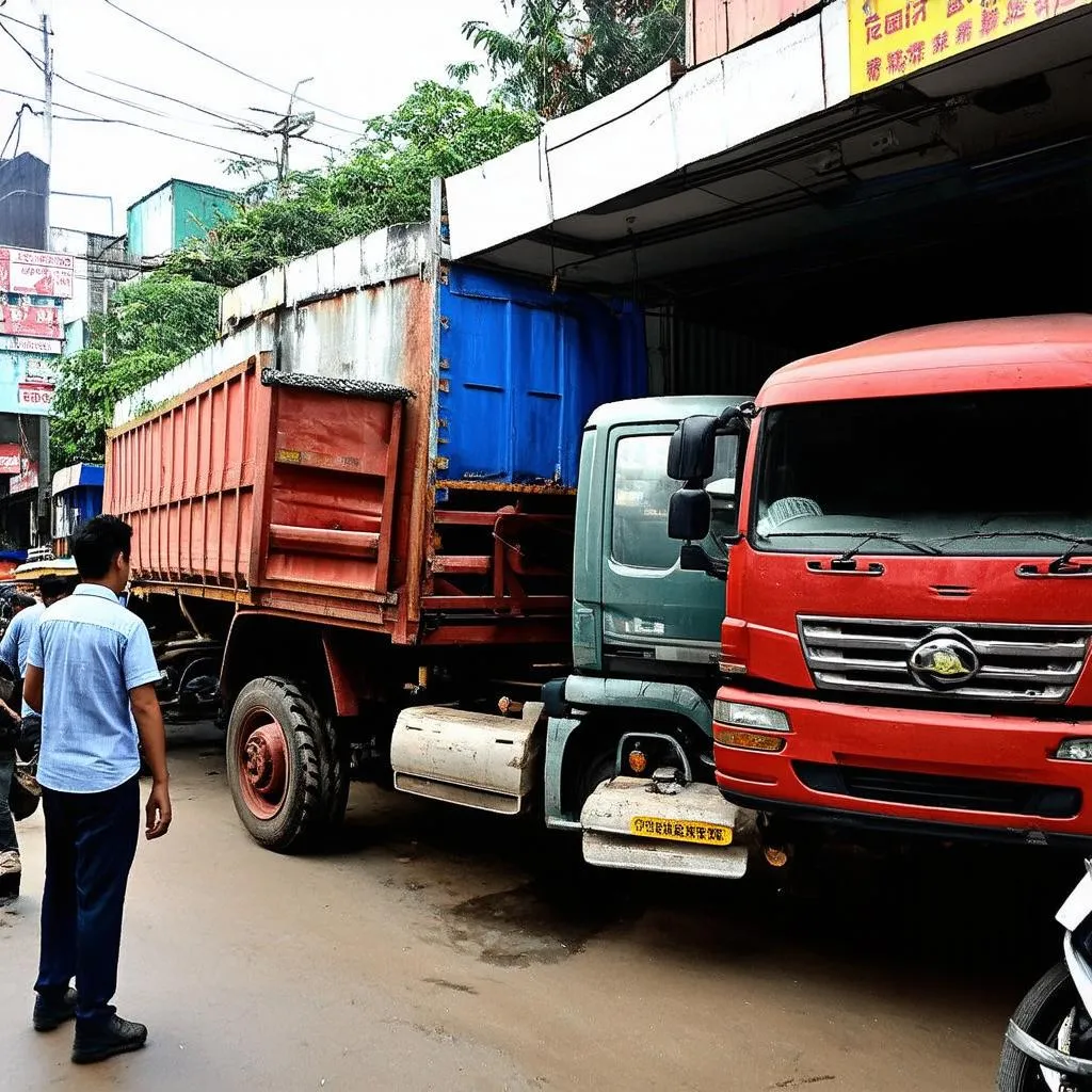 Gara ô tô tải Hà Nội