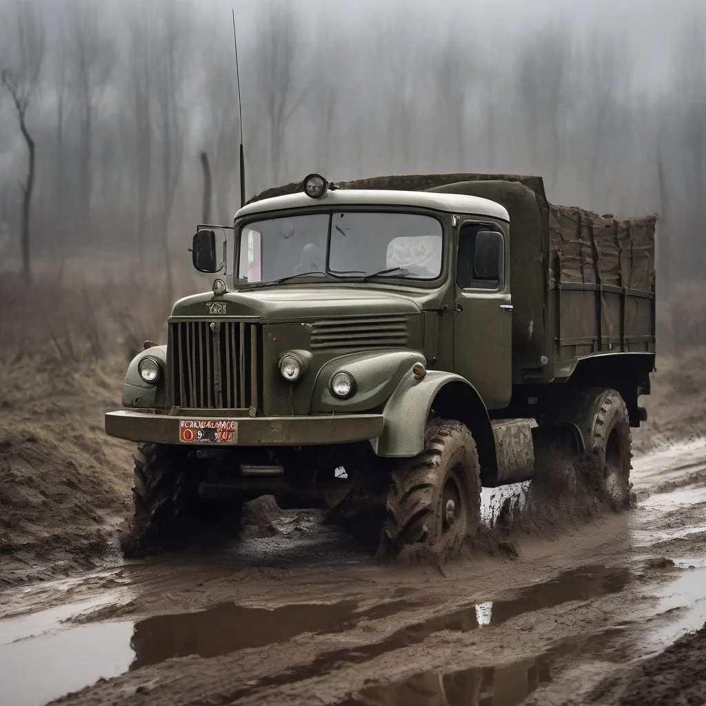 GAZ 66 vượt địa hình