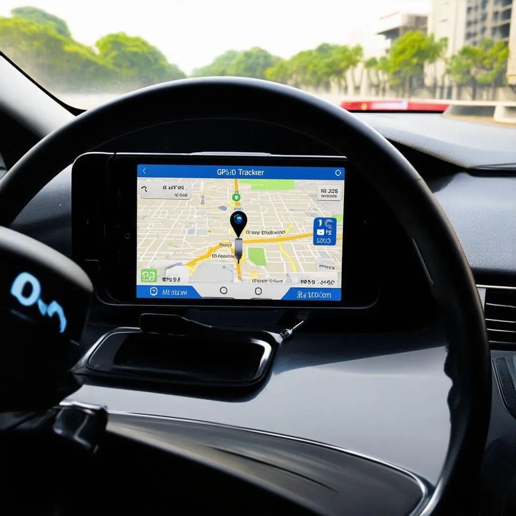 GPS Adsun Taxi Lắp đặt trên xe Taxi