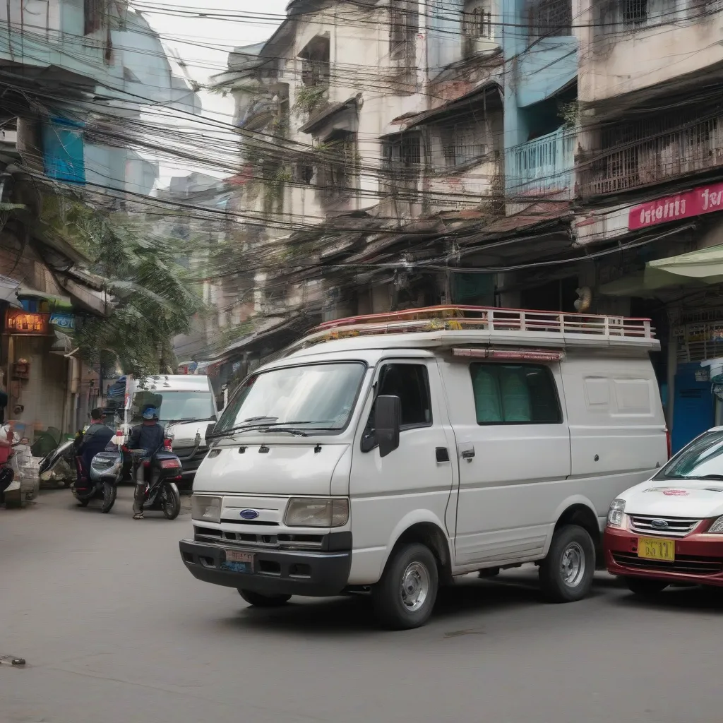 Hạ tải xe 16 chỗ Ford Transit