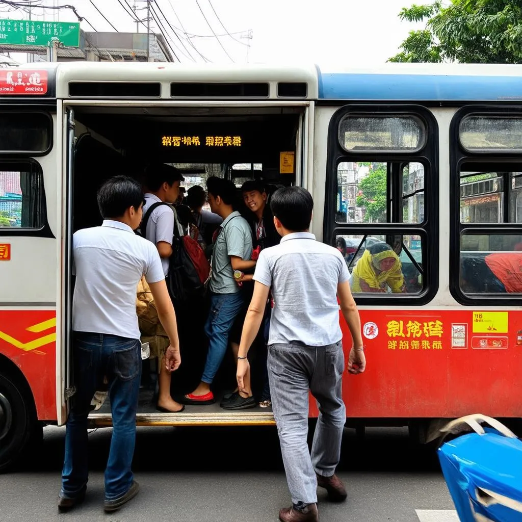 Hành khách xe bus