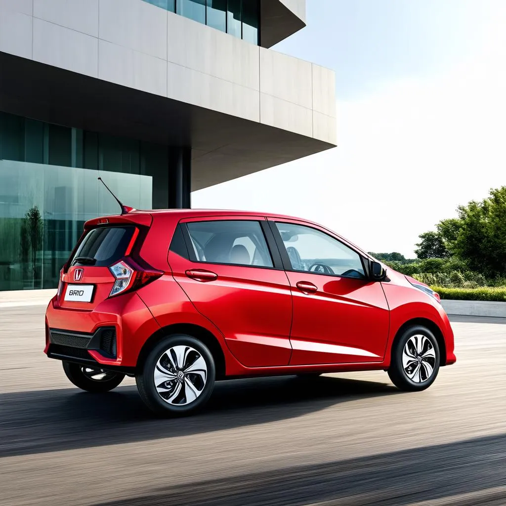 Honda Brio 2019 màu đỏ