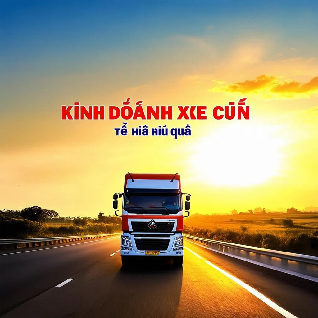 Kinh doanh xe tải hiệu quả