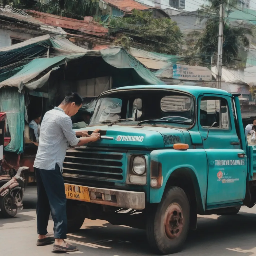 Lái thử xe tải cũ