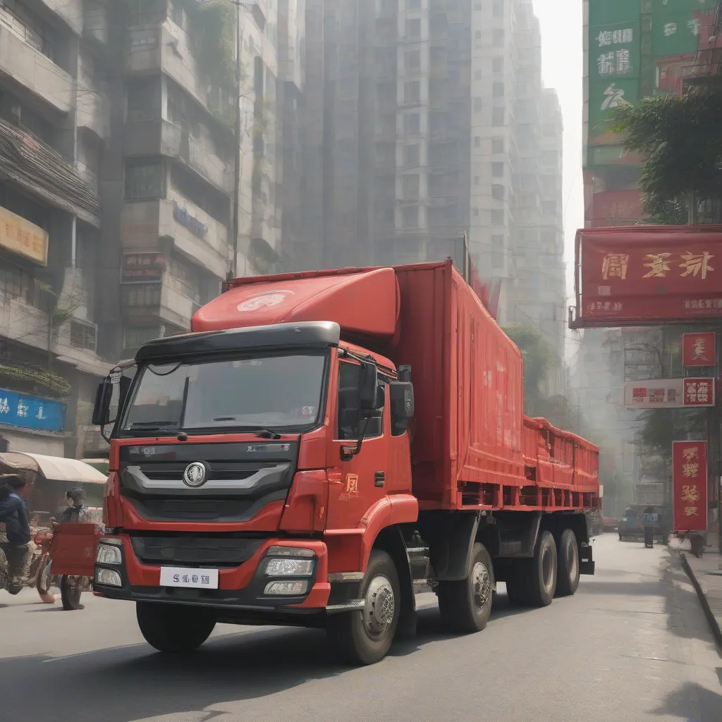 Lái xe tải Dongben 990kg