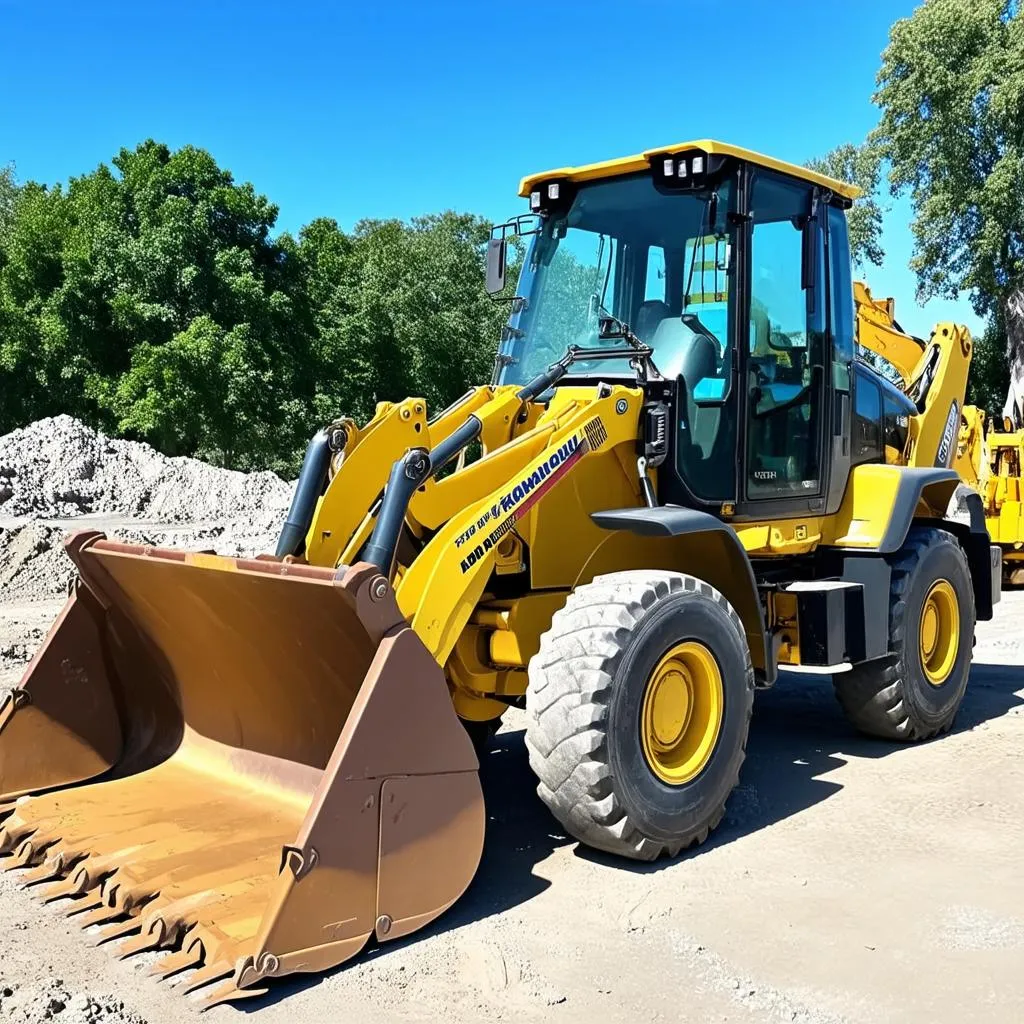 Máy xúc lật cũ Komatsu