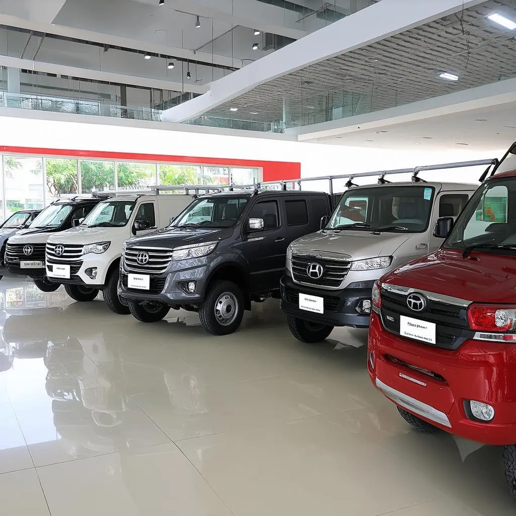 Showroom xe ô tô tải tại Hà Nội