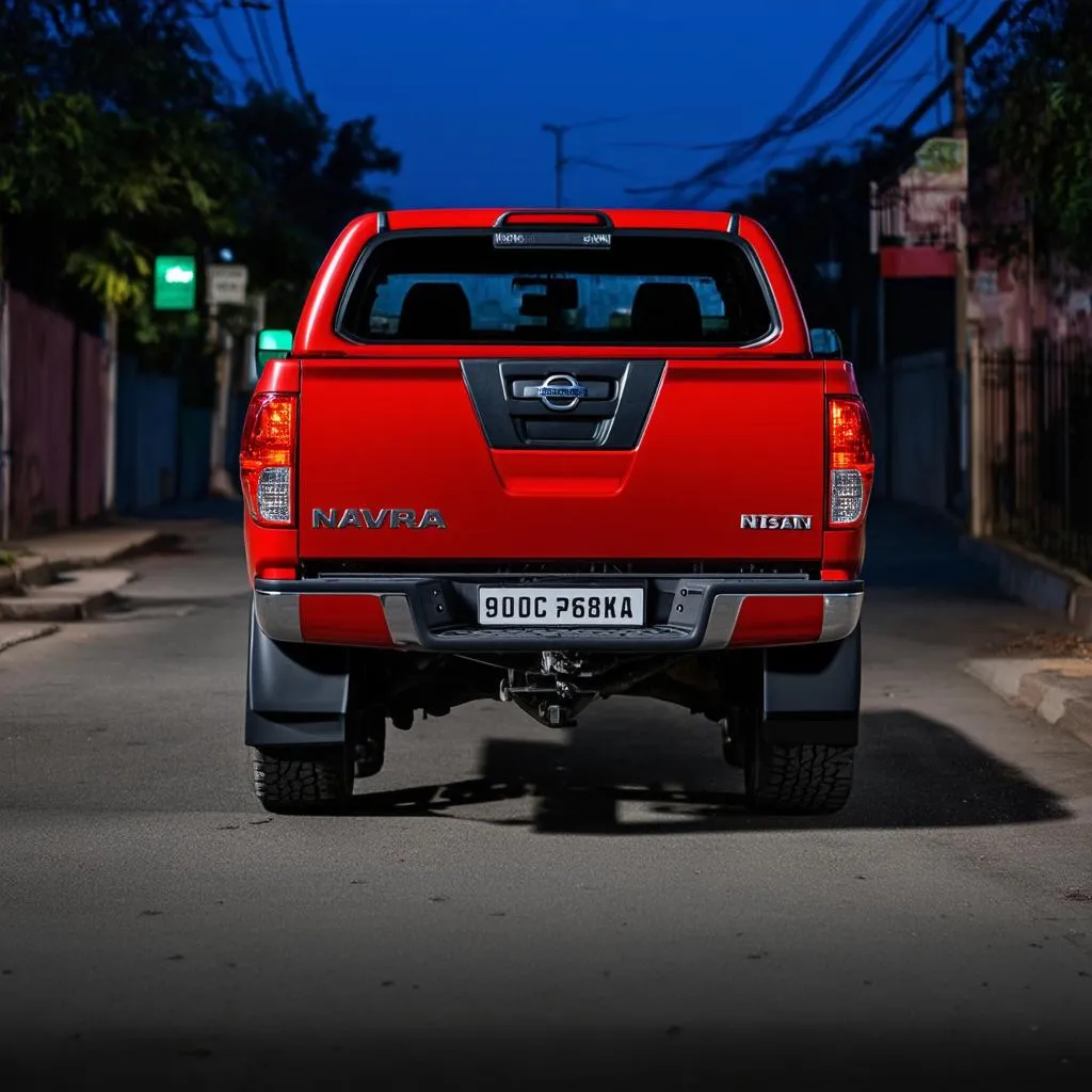 Nissan Navara về đêm