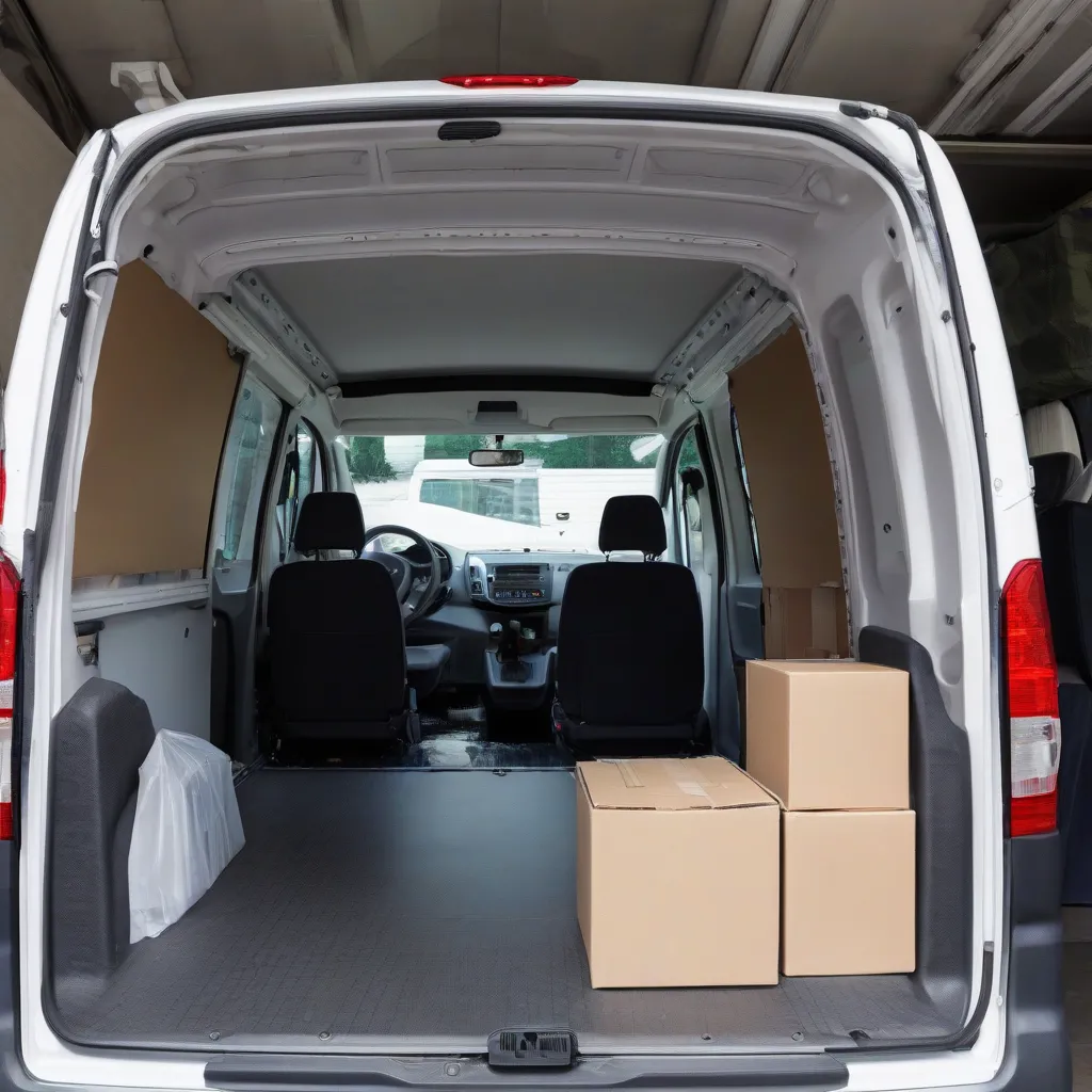 Nội thất rộng rãi của xe bán tải Suzuki Window Van