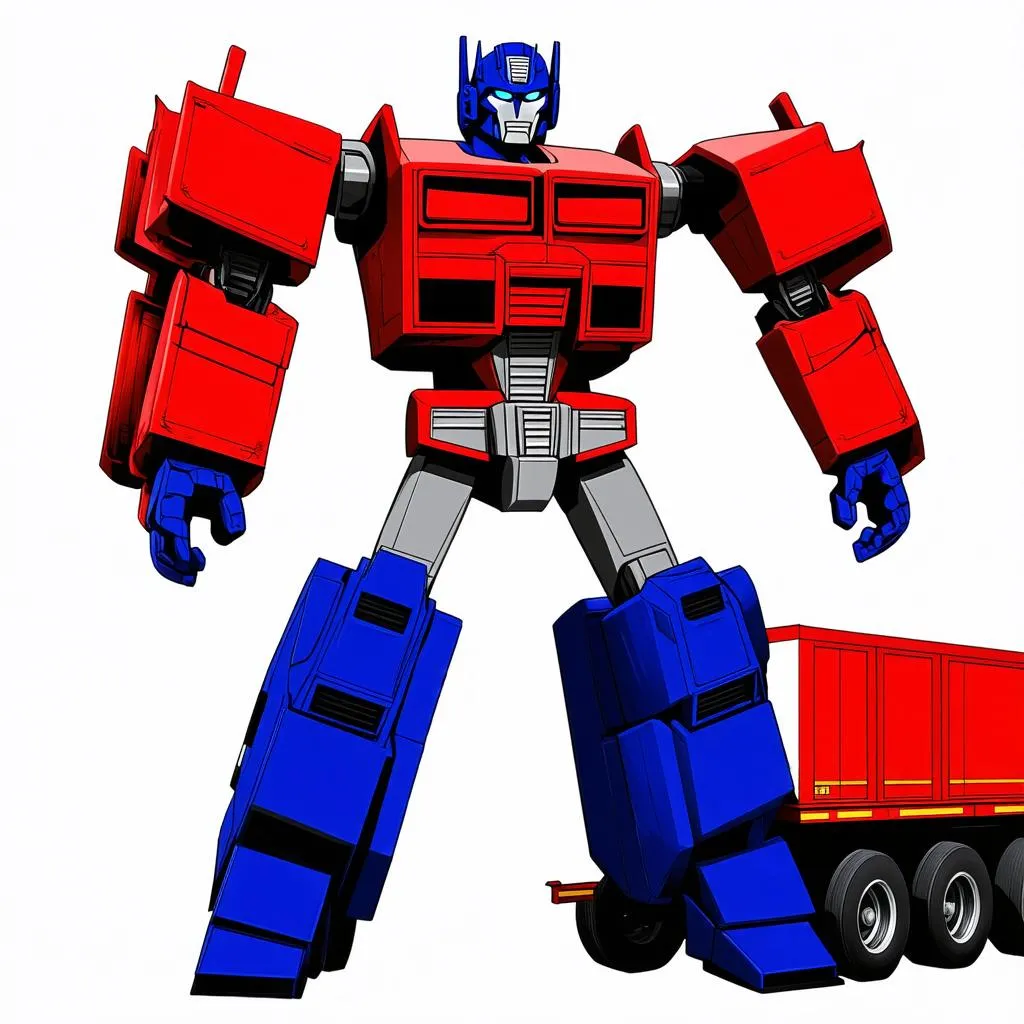 Ô Tô Biến Hình Optimus: Giấc Mơ Cho Bé Trai Yêu Thích Xe Tải