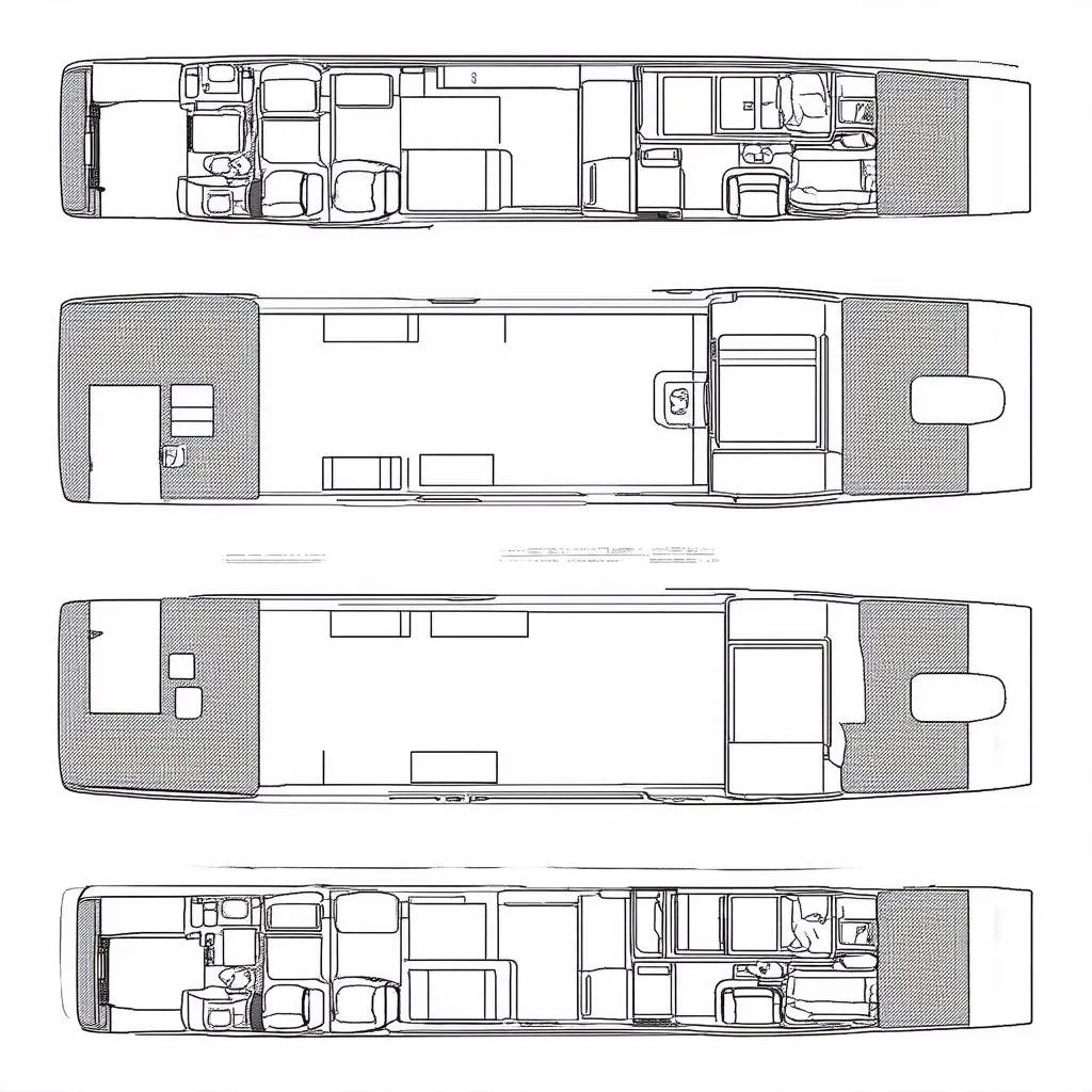 Sơ đồ xe giường nằm 40 chỗ