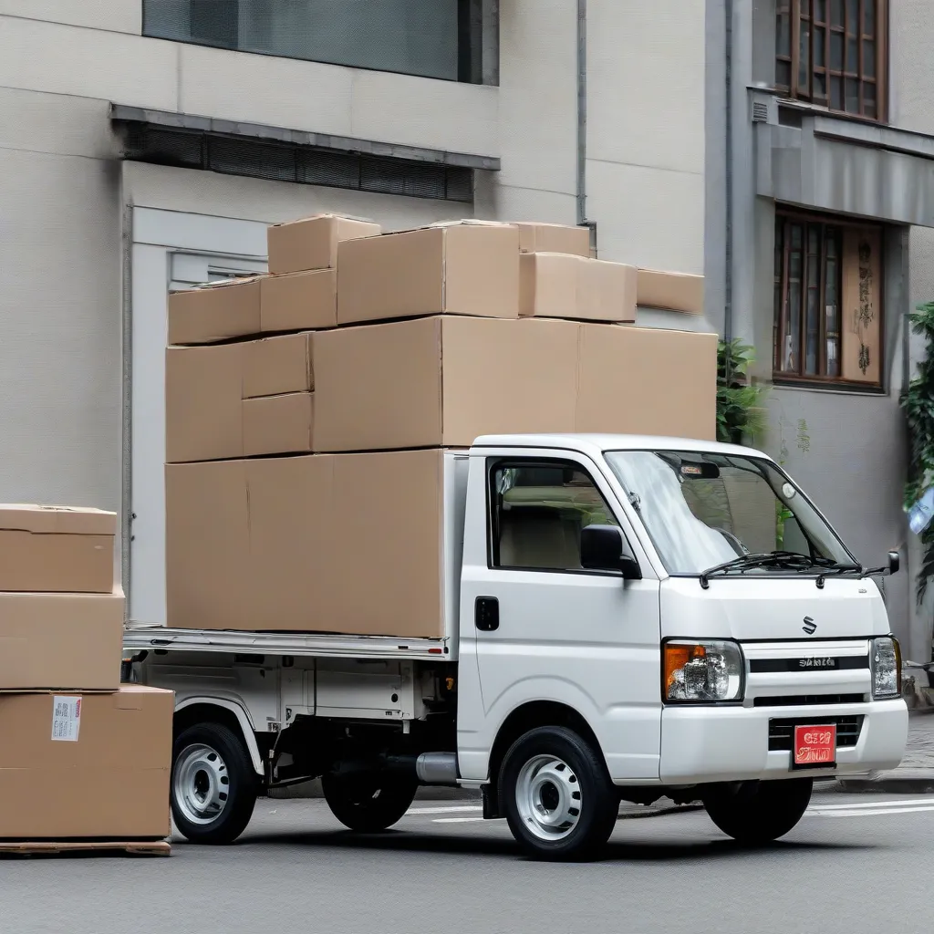 Suzuki Carry Pro thùng lửng chở hàng