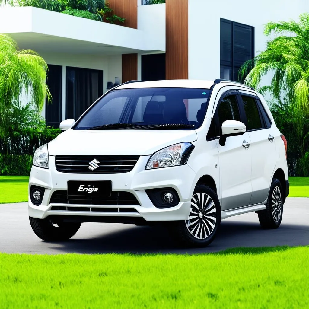 Suzuki Ertiga 7 chỗ màu trắng