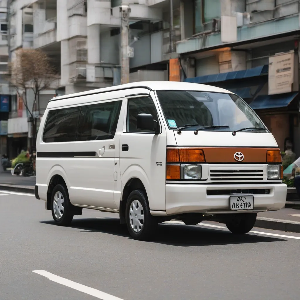 Xe tải van Toyota Hiace 2001