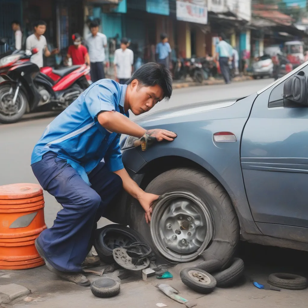 Vá Lốp Ô Tô Tại Huế