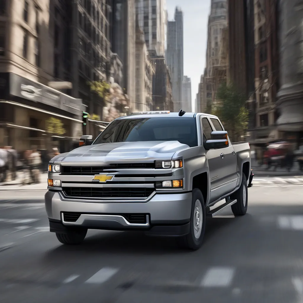 Chevrolet Silverado di chuyển dễ dàng trong phố thị