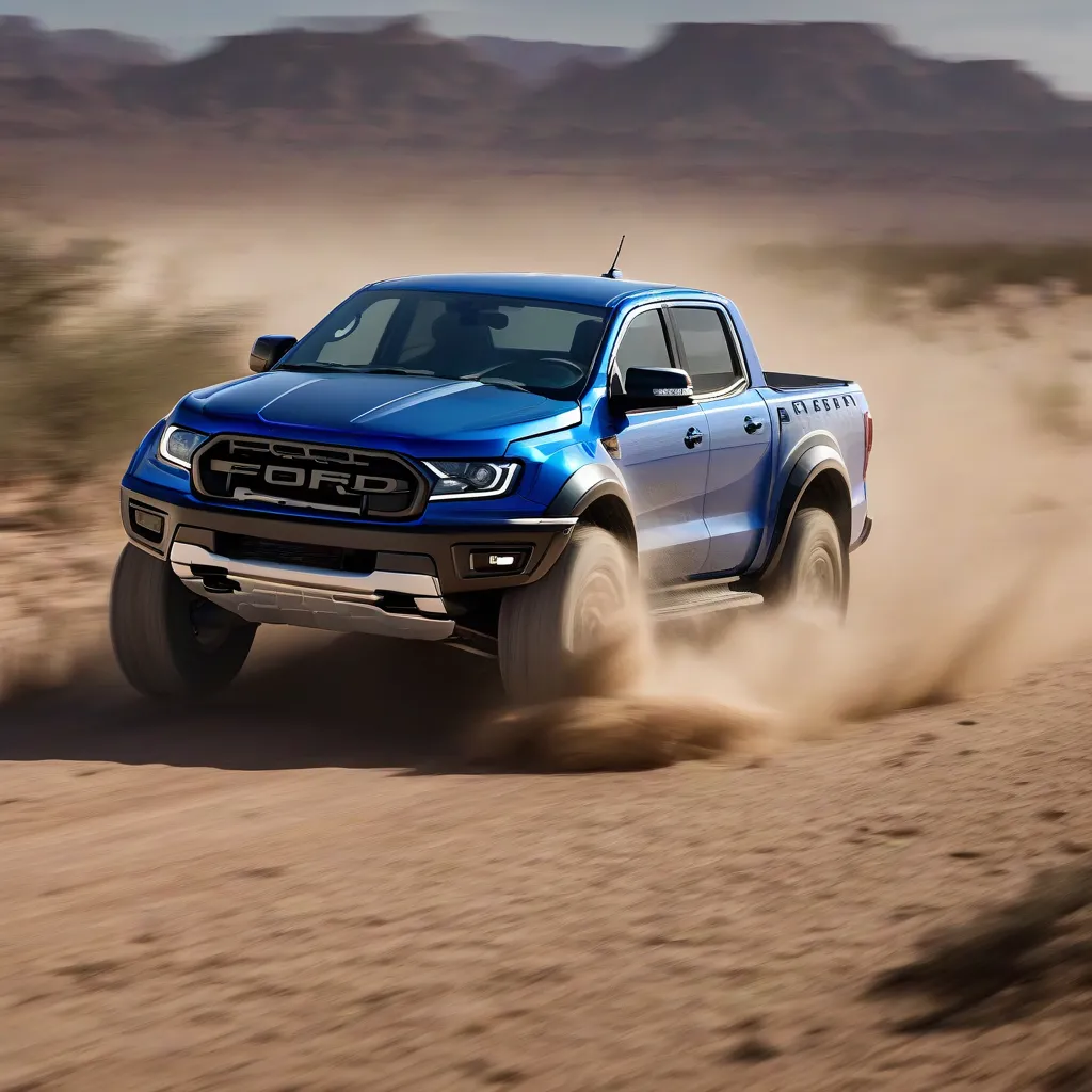 Ford Ranger màu xanh dương - "ông vua" phân khúc bán tải