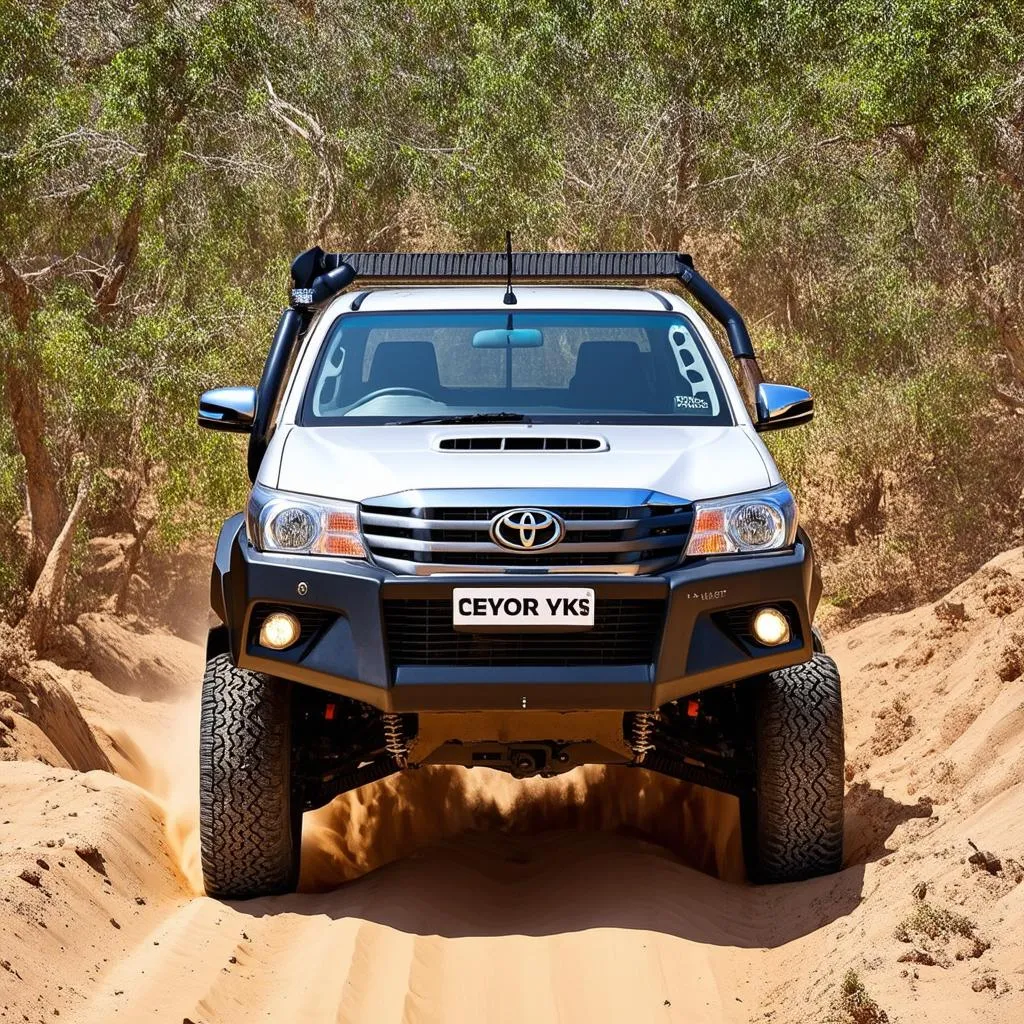 Xe bán tải Hilux 2014 vận hành