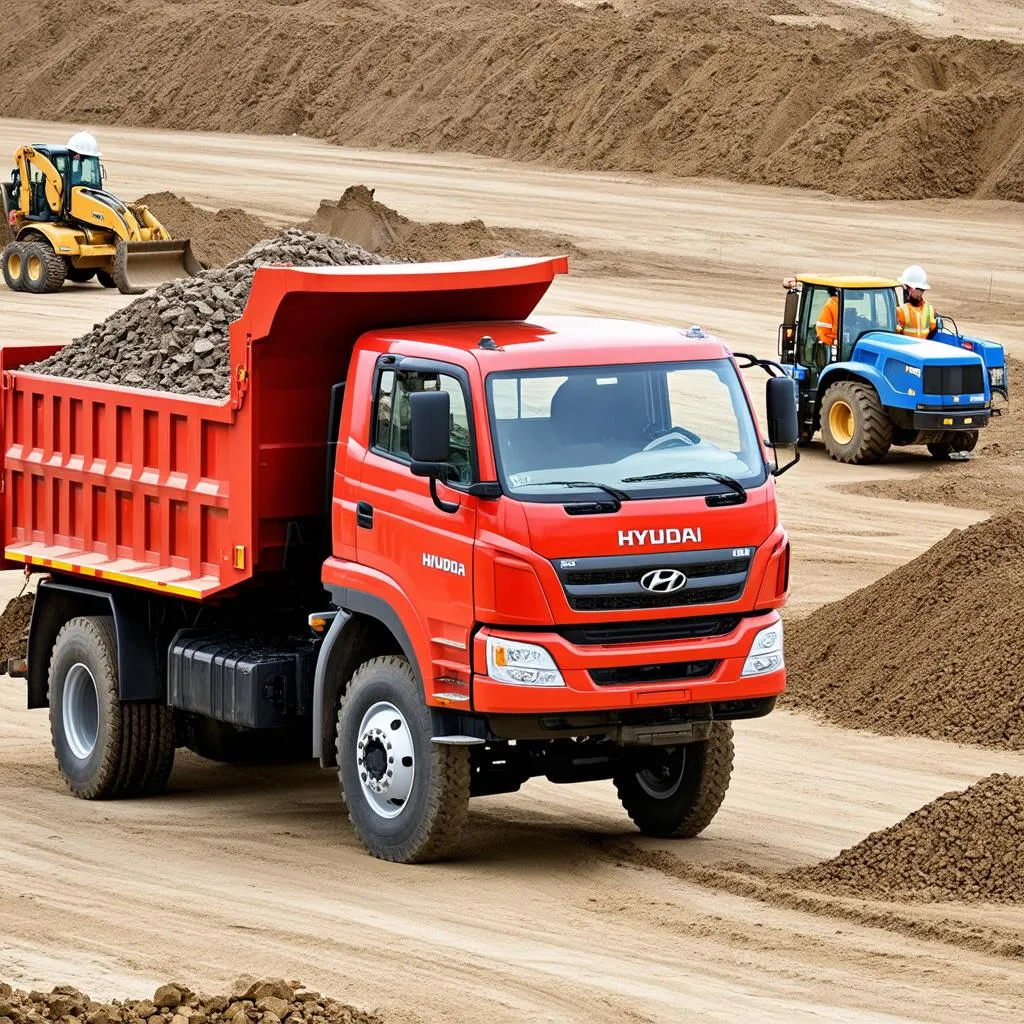 Xe ben Hyundai 15 tấn