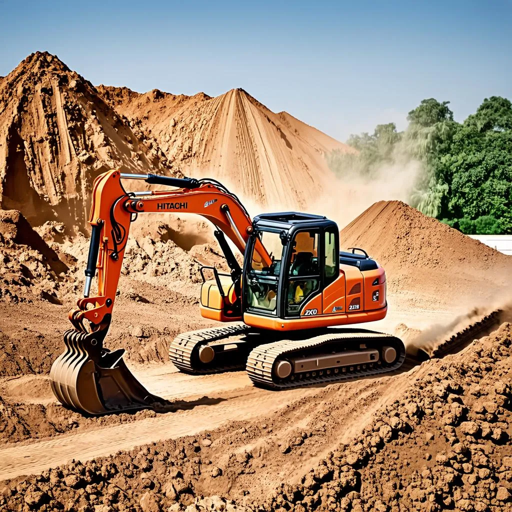 Xe cuốc Hitachi ZX200