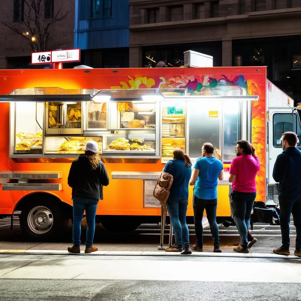 Xe food truck hiện đại