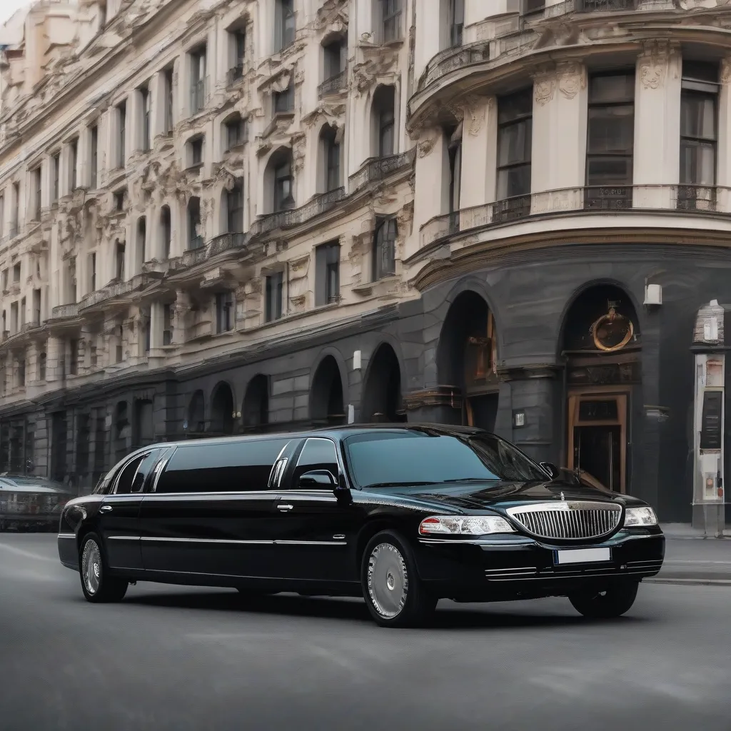 Xe limousine sang trọng