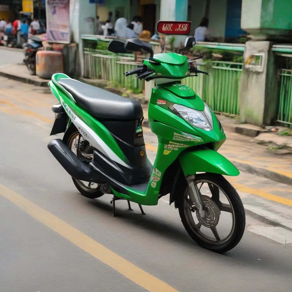 Xe máy chạy Grab