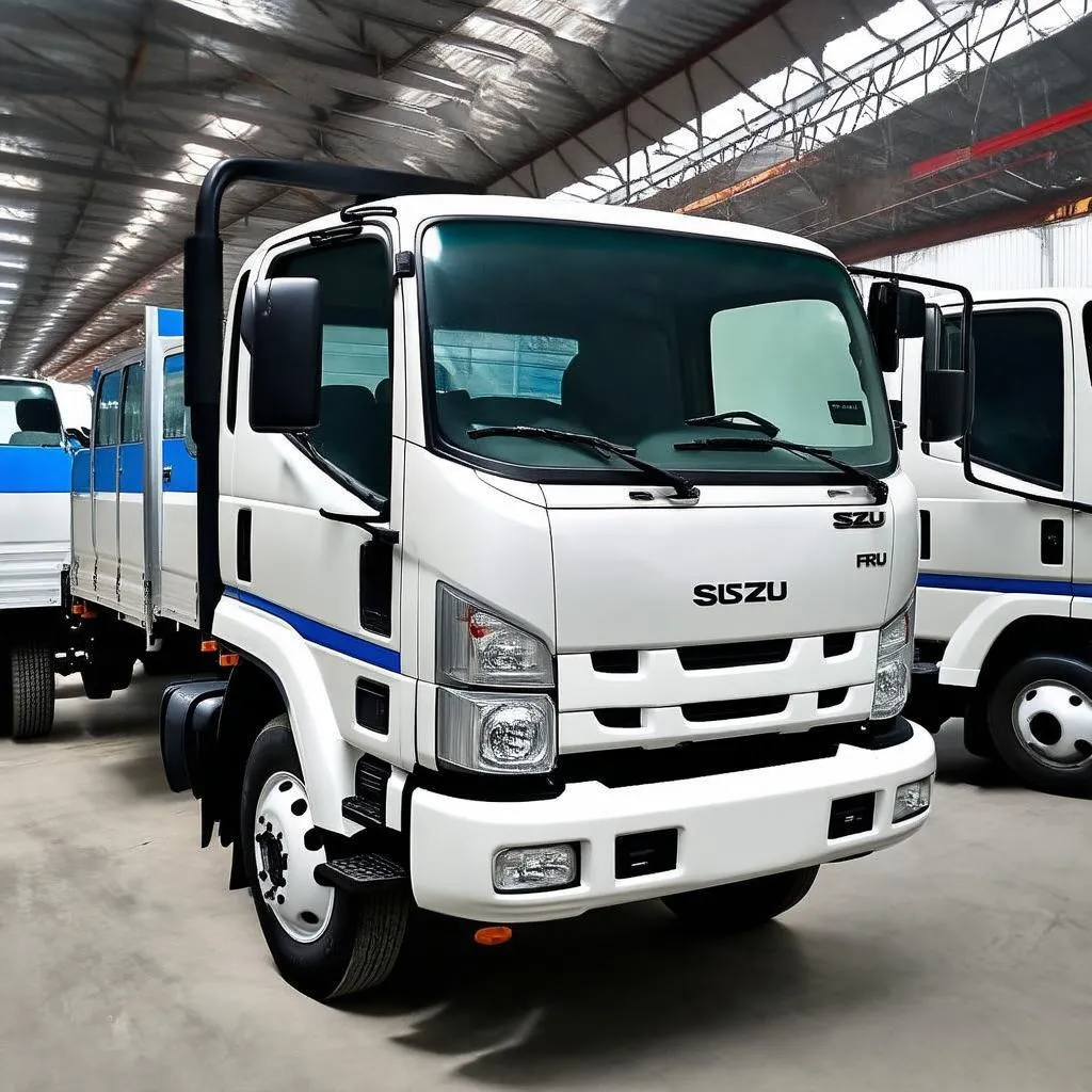 Xe tải Isuzu FRR trong kho