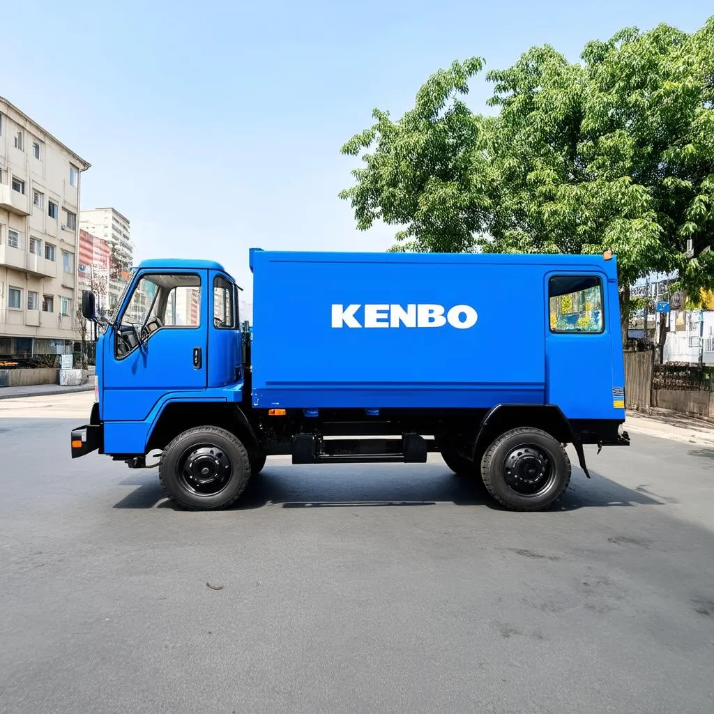 Xe tải Kenbo 990kg màu xanh