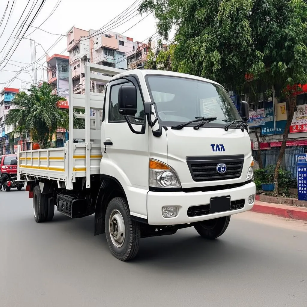 Xe tải Tata 990kg thùng lửng