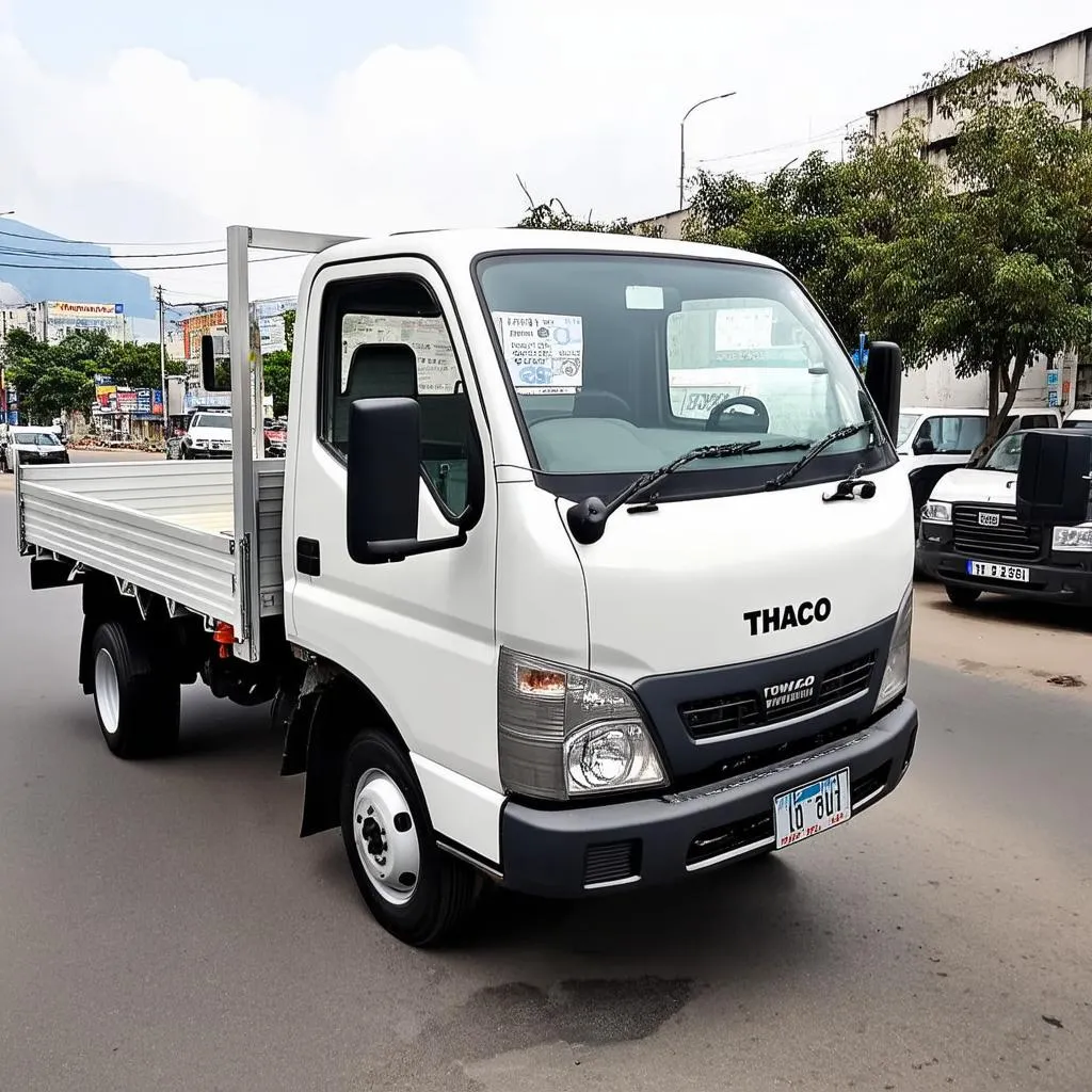 Xe tải Thaco 750kg thùng lửng