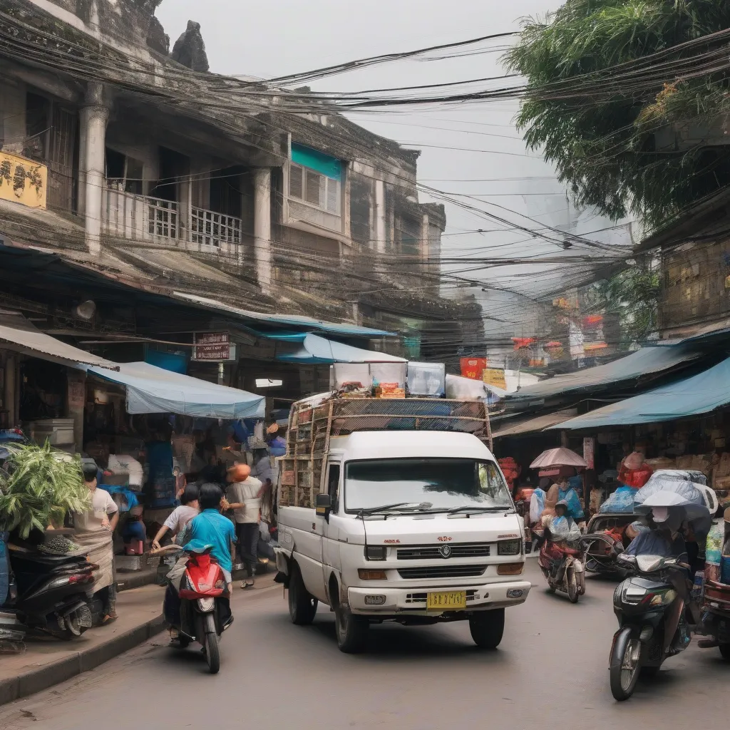 Xe tải van cũ tại Hà Nam