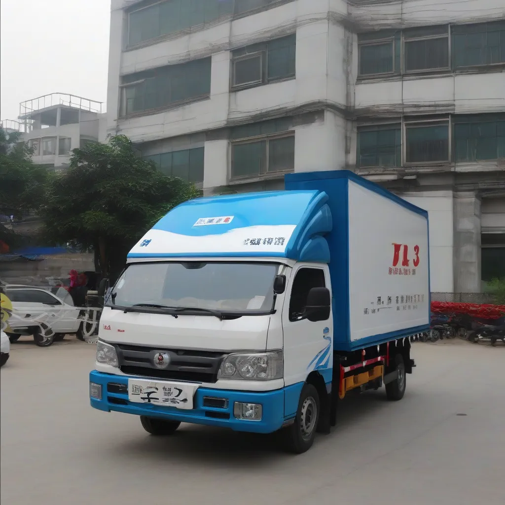 Xe tải van Dongben X30 được sơn màu xanh lam