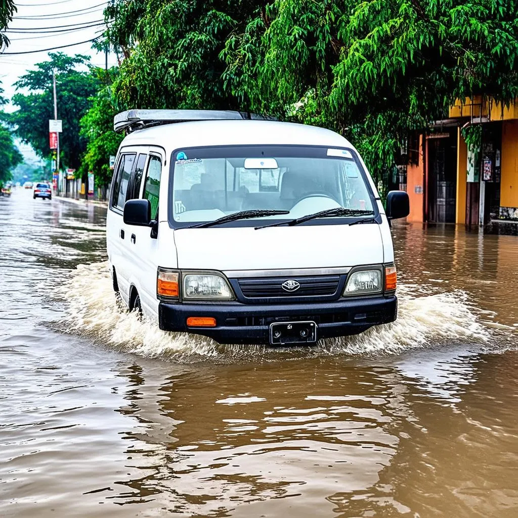 Xe tải van gầm cao