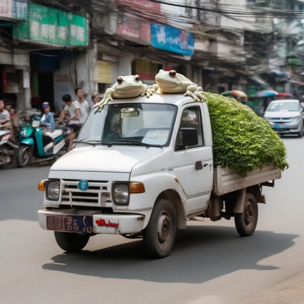 Xe tải van Suzuki Carry giống "su cóc"