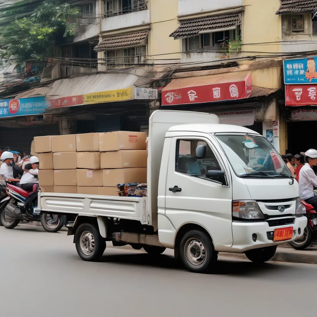 Xe tải van Tata 990kg