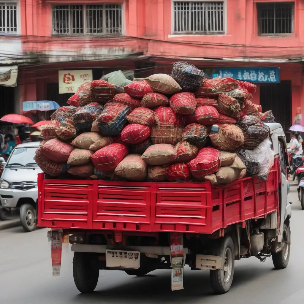 Xe tải Vinaxuki 650kg thùng lửng