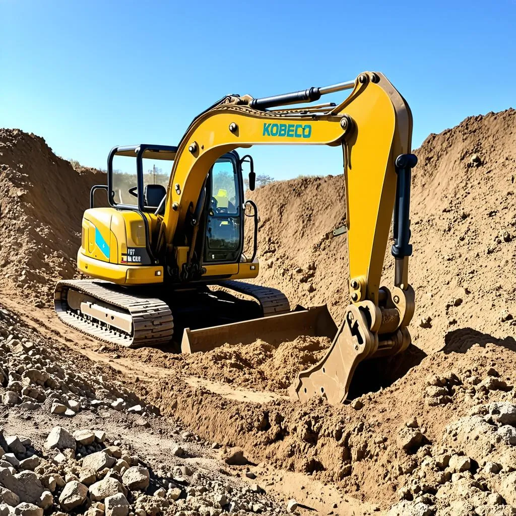 Xe Xúc Đất Mini Kobelco