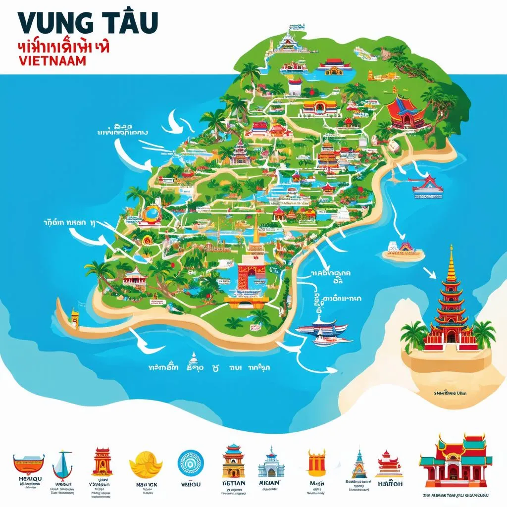 Bản đồ du lịch Vũng Tàu