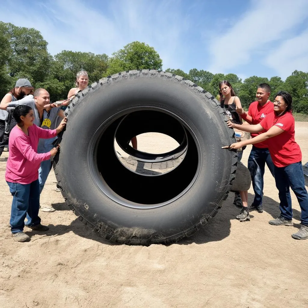 Teambuilding Bánh Xe Tải