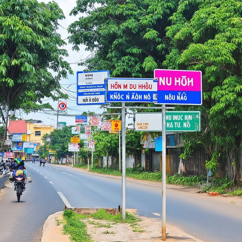 biển chỉ đường pleiku