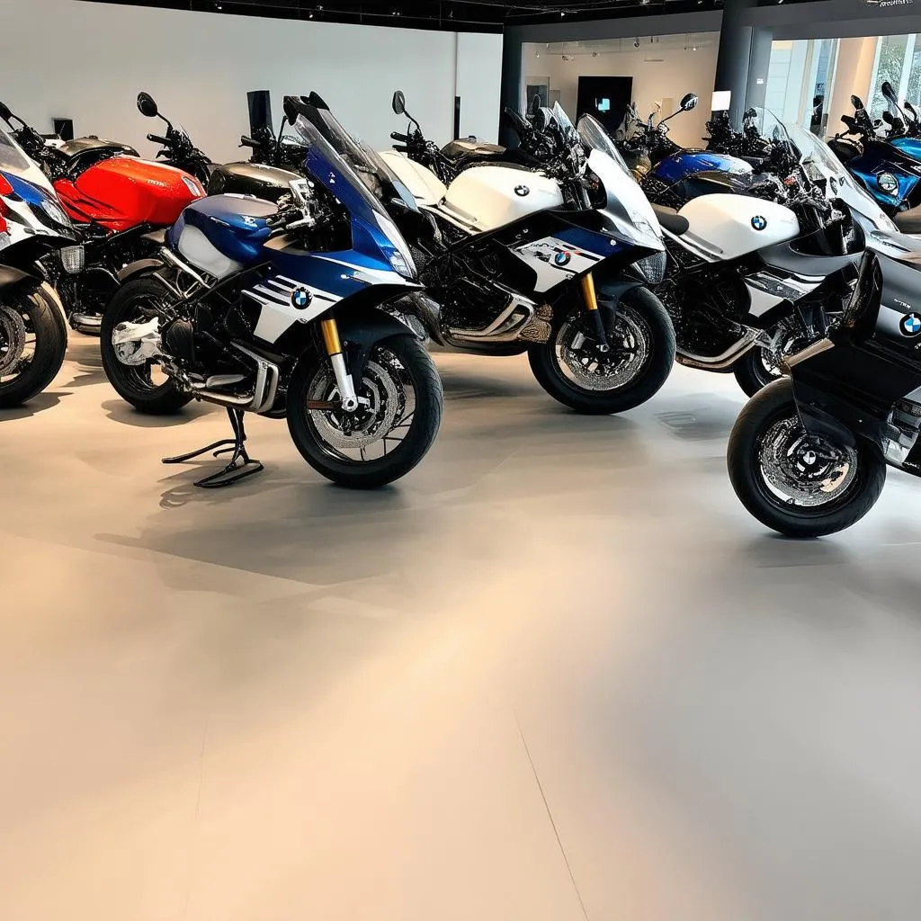 BMW Motorrad showroom